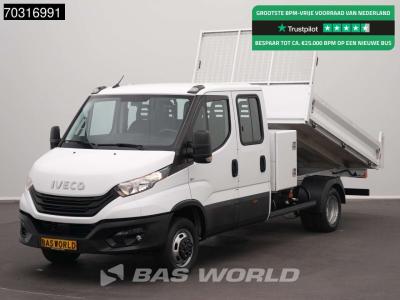 Iveco Daily 35C16 3.0L Dubbel Cabine met Kist Dubbellucht 3,5t Trekhaak Navi Airco Euro6 Tipper Benne Kie in vendita da BAS World B.V.