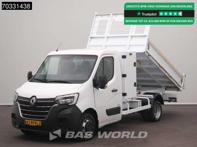 Renault Master 145PK Kipper 3,5t Trekhaak Dubbellucht met Kist Airco Cruise Euro6 Benne Kieper Tipper Airco in vendita da BAS World B.V.