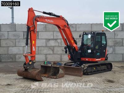 Kubota KX080 -4a2 A/C - 3 Buckets in vendita da BAS World B.V.