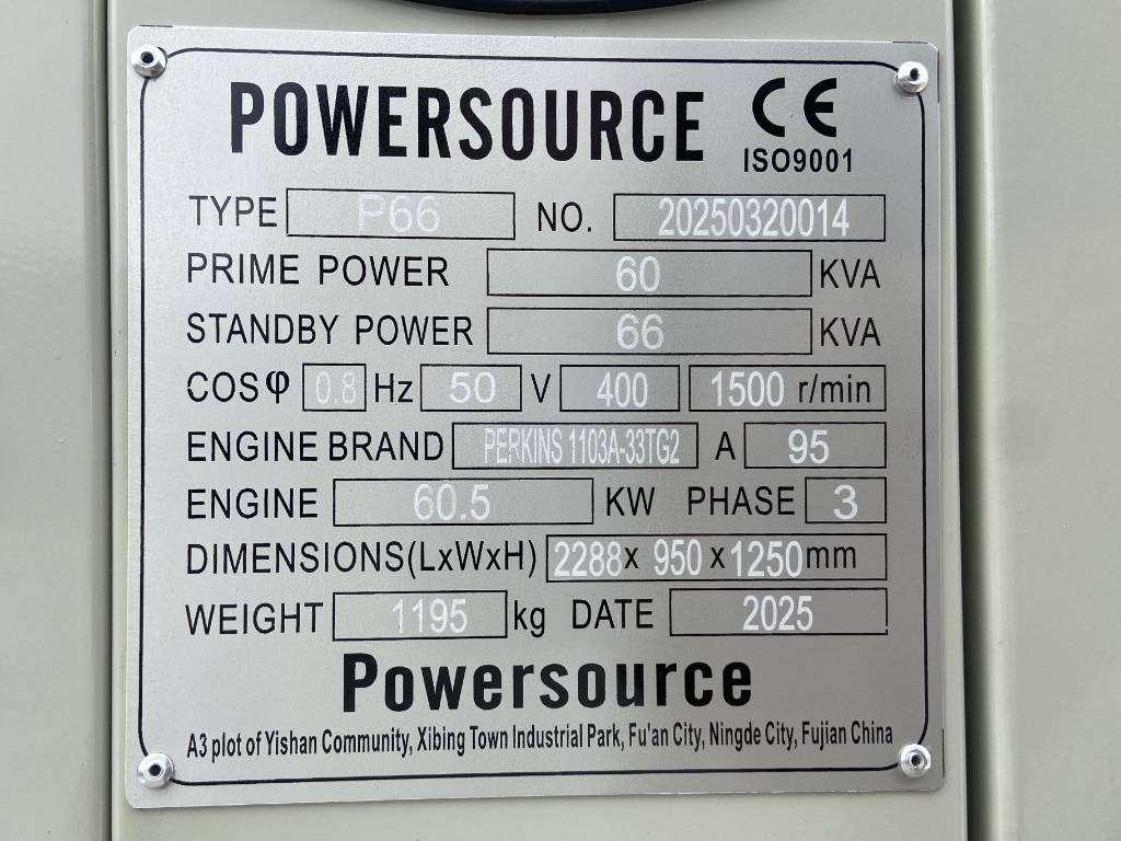 Perkins 1103A-33TG2 - 66 kVA Generator - DPX-19804 Foto 6