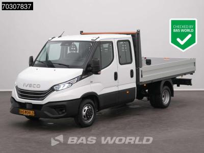 Iveco Daily 35C21 3.0L Automaat Open Laadbak Dubbel Cabine 210PK Dubbellucht 3,5t Trekgewicht ACC LED Air in vendita da BAS World B.V.