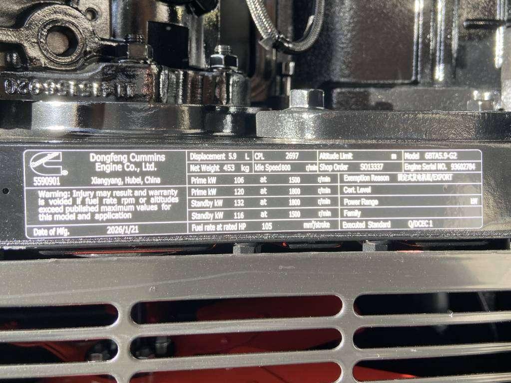 Cummins 6BTA5.9-G2 - 138 kVA Generator - DPX-19836 Foto 13