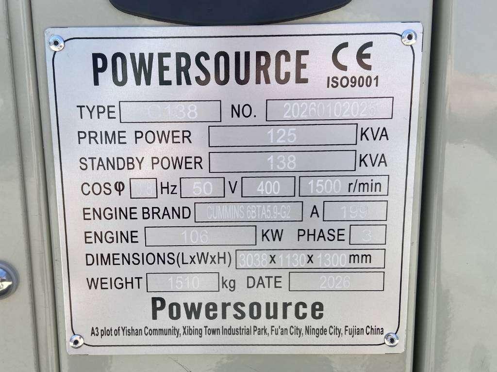 Cummins 6BTA5.9-G2 - 138 kVA Generator - DPX-19836 Foto 6