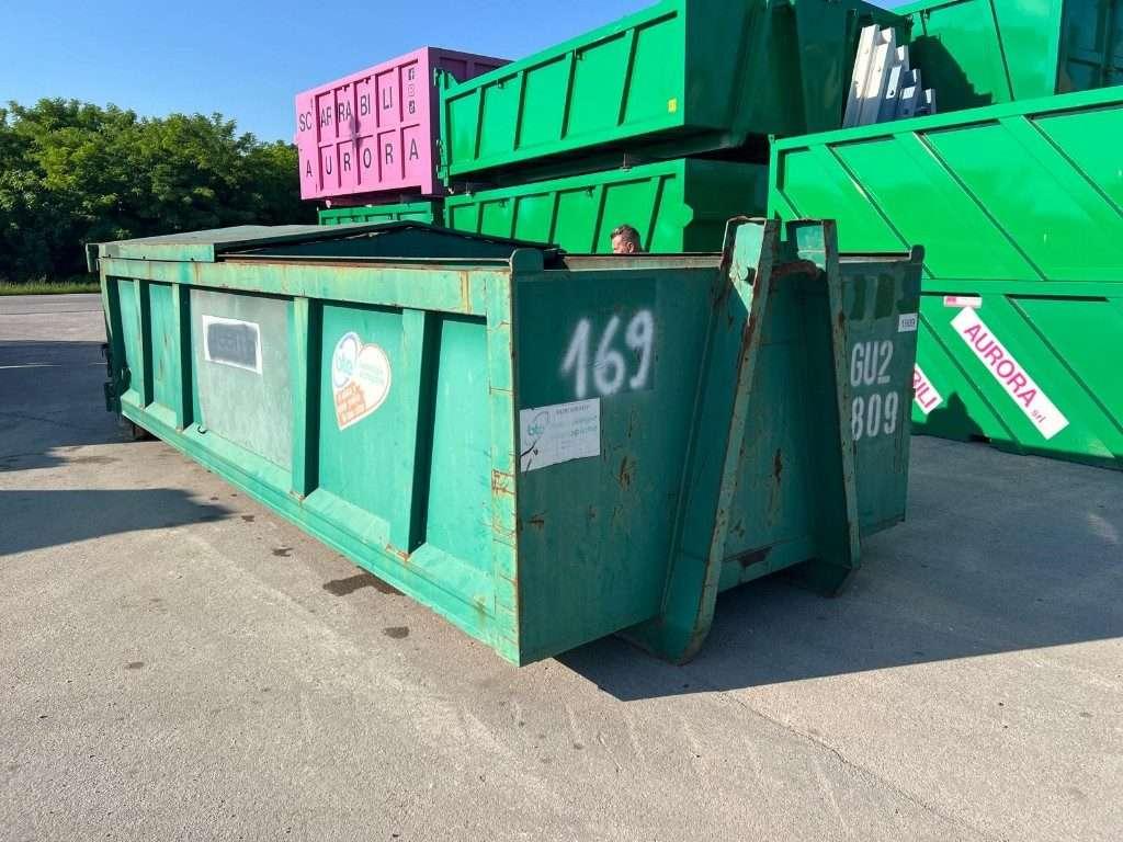 CONTAINER SCARRABILE USATO CON COPERCHIO Foto 6