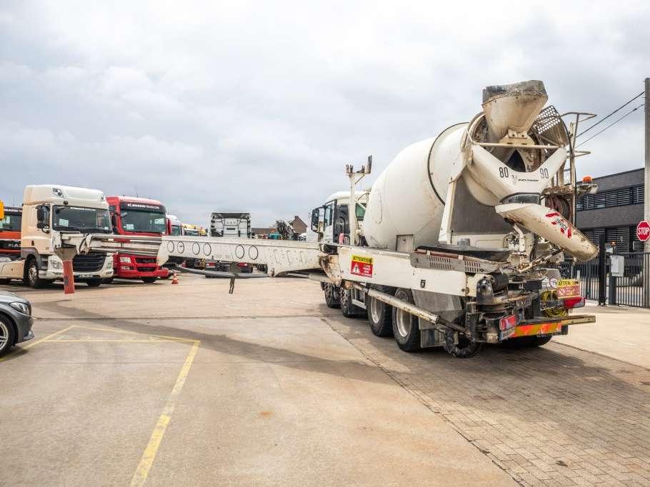 Man TGS 32.360+PUTZMEISTER8M³+BAND/BELT/TAPIS Foto 4