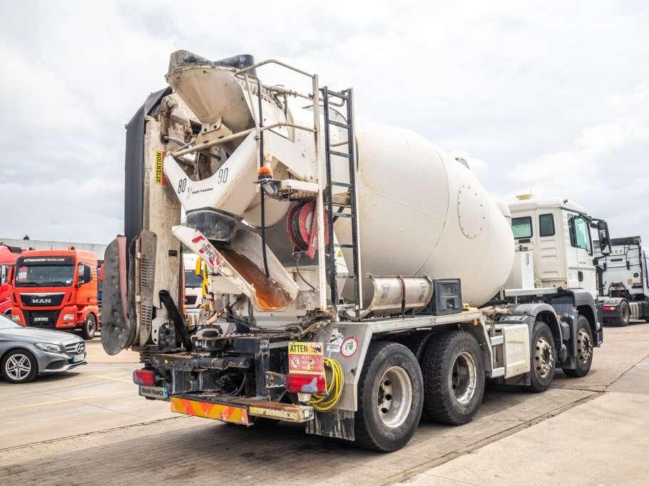 Man TGS 32.360+PUTZMEISTER8M³+BAND/BELT/TAPIS Foto 7