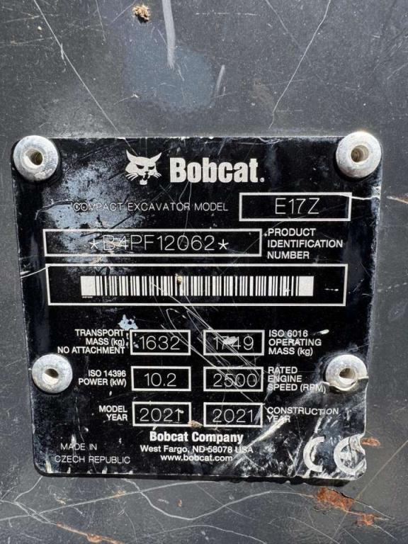 Bobcat E17Z Foto 7