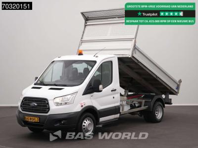 Ford Transit 170pk Kipper Dubbellucht 3,5t Trekhaak Airco Cruise Camera Euro6 Tipper Benne Kieper Airco in vendita da BAS World B.V.