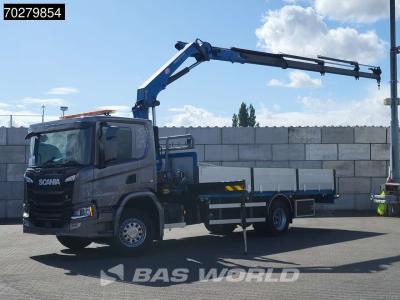 Scania P280 4X2 HMF 1420K-RC Kran Crane Automatic Euro 6 in vendita da BAS World B.V.