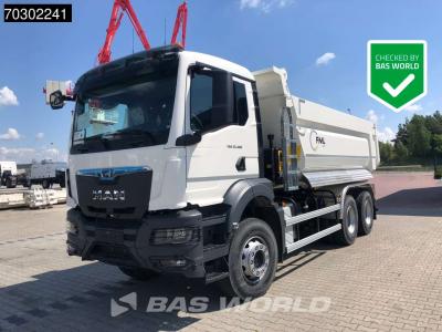 Man TGS 33.400 6X4 NEW 17m3 KH Kipper Manual Steel suspension Big-Axle EURO 2 in vendita da BAS World B.V.