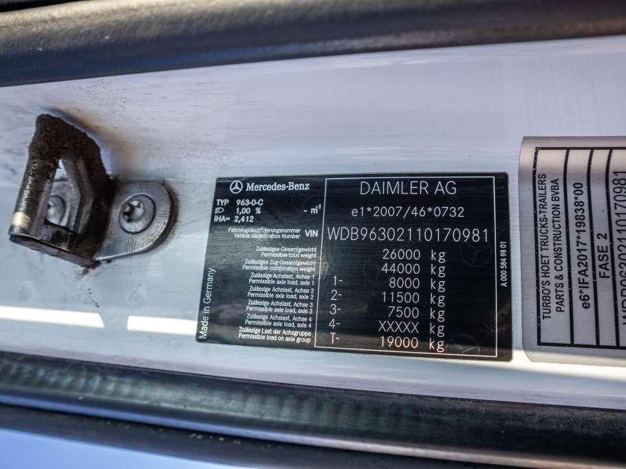 Mercedes-Benz ACTROS 2645 L+REMORQUE Foto 10