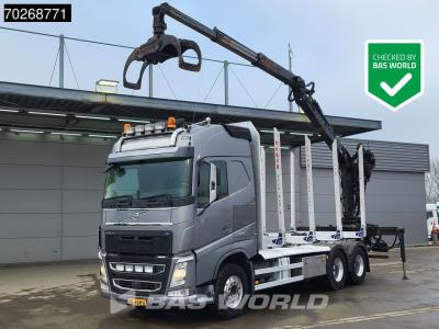 Volvo FH 500 FH 6X4 Palfinger Epsilon M120L97 Crane Timber truck Retarder Euro 6 in vendita da BAS World B.V.