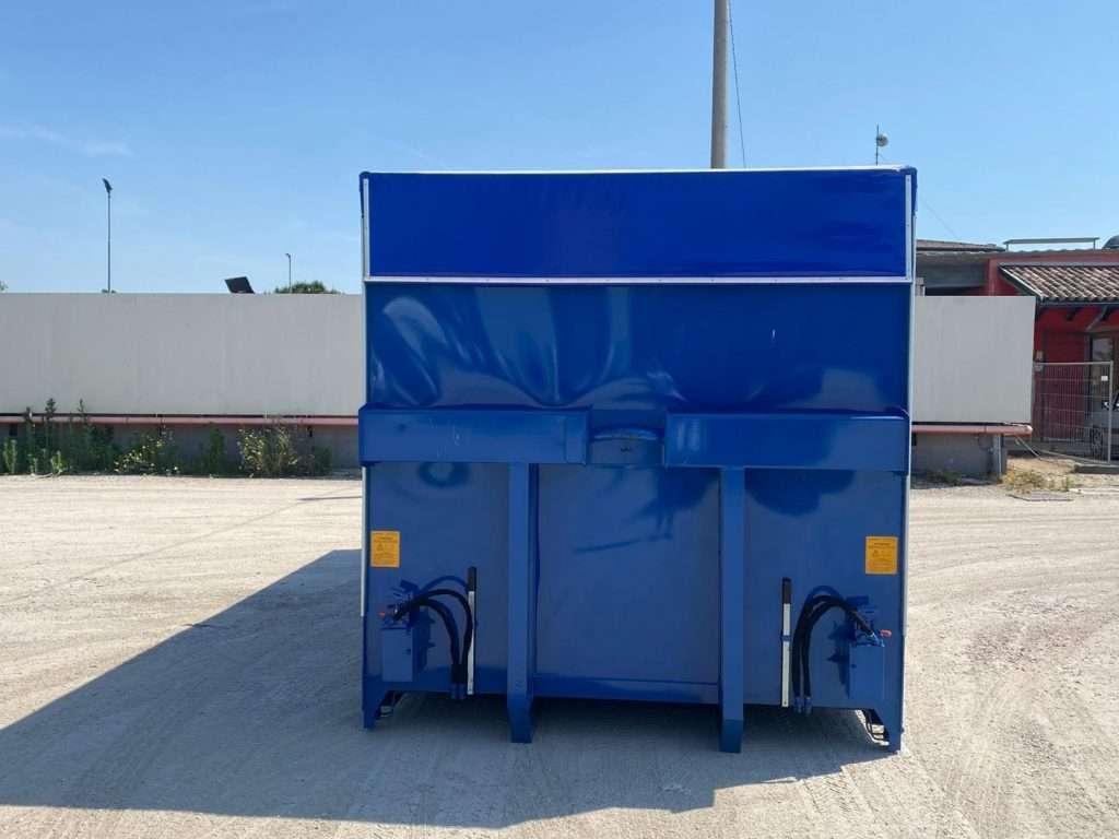 CONTAINER SCARRABILE NUOVO CENTINATO CON ALZA E A Foto 3