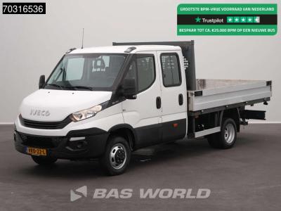 Iveco Daily 35C15 3.0L 150PK Dubbellucht Open Laadbak 3,5t Trekhaak Airco Euro6 Pritsche Pickup Open Box in vendita da BAS World B.V.