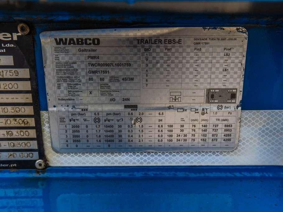 Galtrailer GALTRAILER PMR4 - 41.2 TON Foto 23
