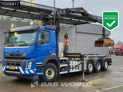 Volvo FMX 420 8X2 NL-Truck Palfinger Epsilon Q150Z Crane VDL S-25-6400 Lift+Steering axle VEB+ in vendita da BAS World B.V.