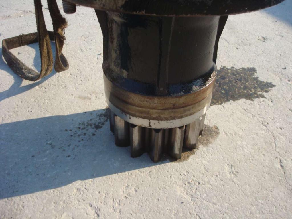 Riduttore di rotazione ralla per Fiat Hitachi 150W3 Foto 2