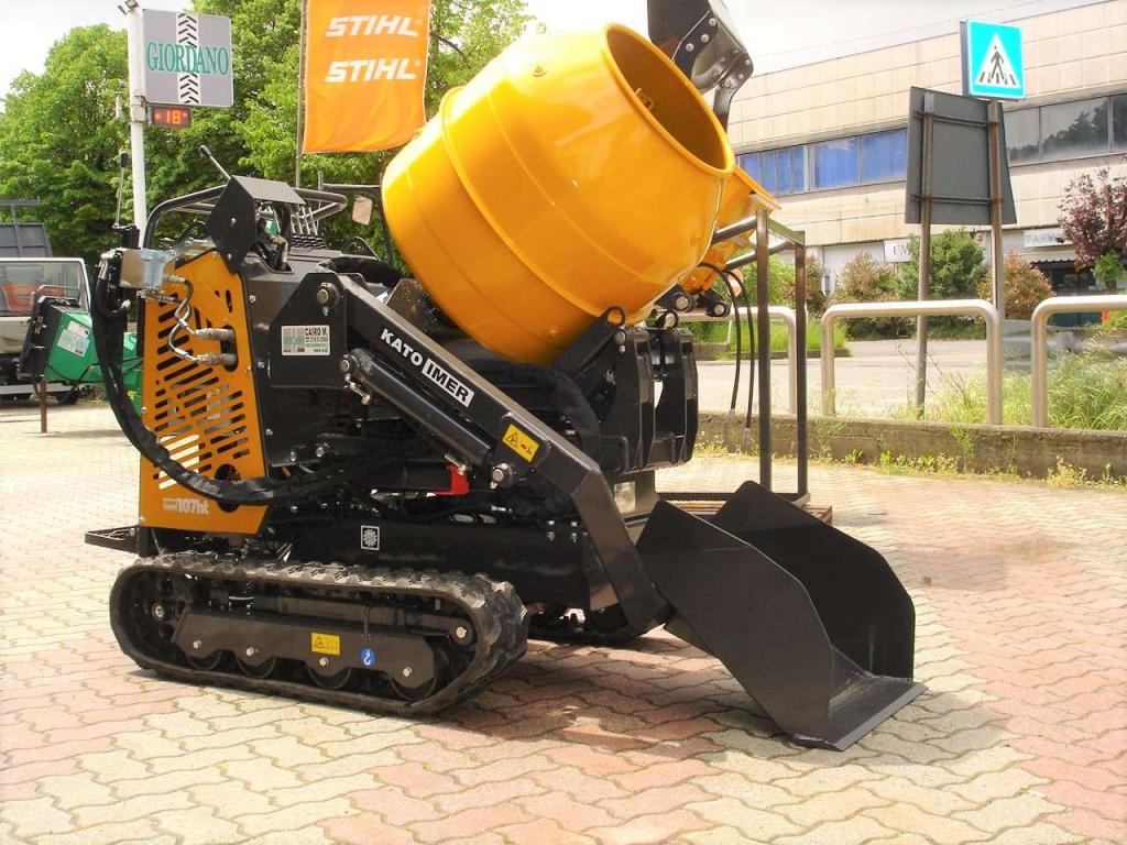 Kato Imer CARRY 107 HT BOTTE IMPASTATRICE SCARICO ALTO CARRO ALLARGABILE AUTOCARICANTE Foto 11