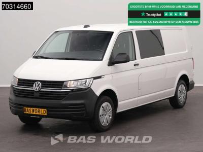 Volkswagen Transporter 150PK Dubbel Cabine Automaat L2H1 Trekhaak ACC Airco Camera Parkeersensoren v+a Euro6 L in vendita da BAS World B.V.