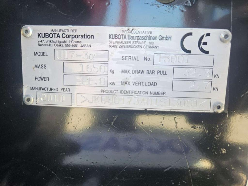 Kubota u17-3a Foto 19
