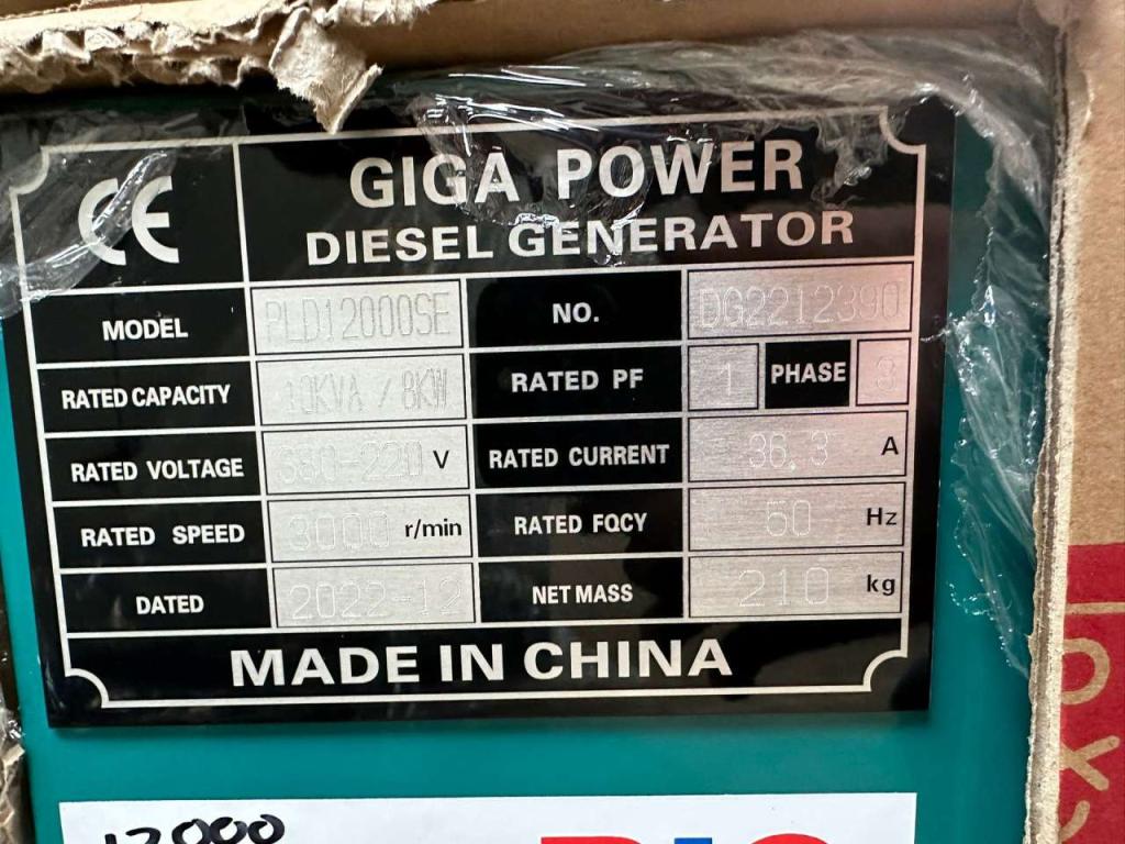 Giga Power PLD12000SE 10KVA silent set Foto 11