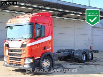 Scania R460 6X2 Chassis Full Air suspension Lift+steering Axle Engine brake Automatic Euro 6 in vendita da BAS World B.V.