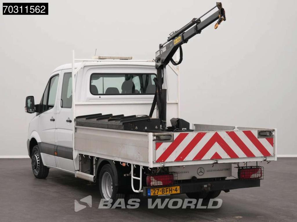 Mercedes-Benz Sprinter 513 CDI Automaat Kraanwagen HIAB 017T Dubbellucht Trekhaak Airco Euro6 Kraan Crane Kranwag Foto 8