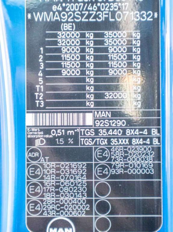 Man TGS 35.440 BL 8x4-4 Foto 16