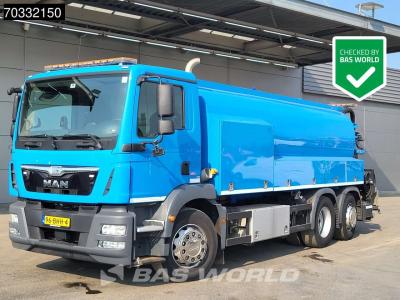 Man TGM 26.340 6X2 NL-truck Fully Maintained KOKS HDW15 Vacuum truck High pressure unit Euro 6 in vendita da BAS World B.V.