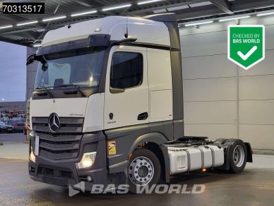 Mercedes Actros 1845 4X2 Bigspace Lowdeck Mirrorcam 2x Tank in vendita da BAS World B.V.