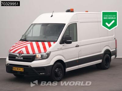 Man TGE 3.180 Automaat L3H3 Navi Airco Cruise Camera Werkplaatsinrichting Euro6 L2H2 A/C Towbar Cruise in vendita da BAS World B.V.