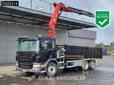 Scania P320 6X2 HMF 2420 K3 Tipper Lift+Steering Axle Euro 5 in vendita da BAS World B.V.