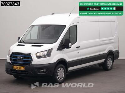 Ford e-Transit 184pk L3H2 L3 Elektrisch 68kWh 317km WLTP Navi Airco Cruise Parkeersensoren v+a SYNC4-Dis in vendita da BAS World B.V.