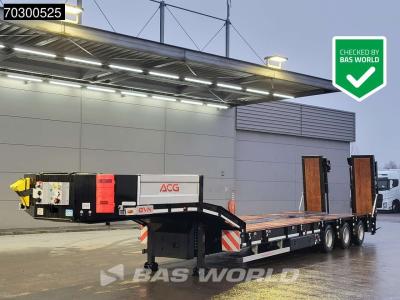 GVN LOWBED 3 axles NEW! Lift + Steering Axle Hydraulic Foldable Ramps in vendita da BAS World B.V.