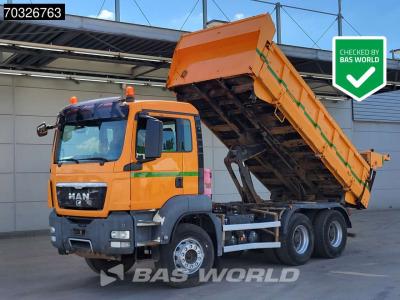 Man TGS 33.400 6X4 10m3 2-way tipper Steel suspension Big-axle Automatic Retarder Euro 5 in vendita da BAS World B.V.