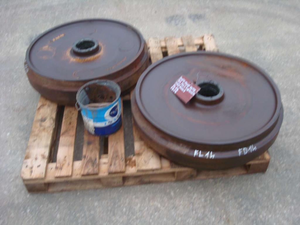 Ruota folle per Fiat Allis FL14 E FD14 Foto 1