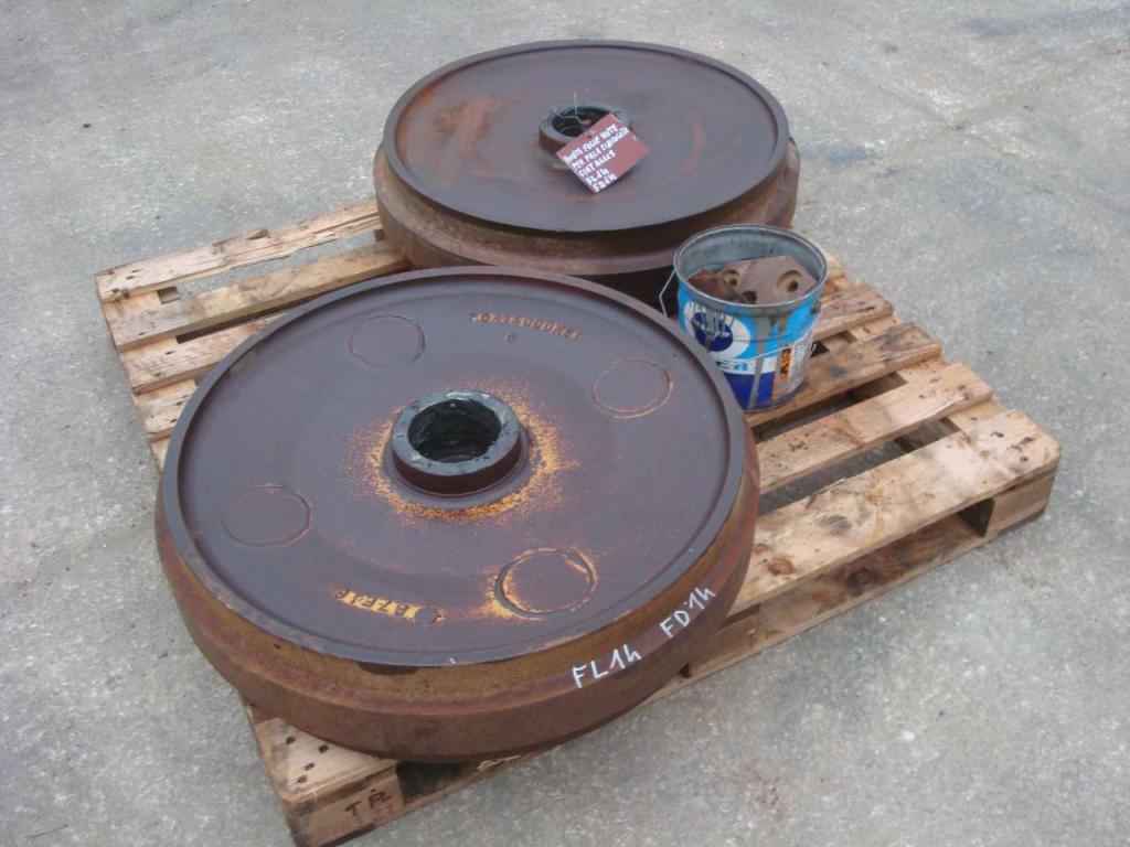 Ruota folle per Fiat Allis FL14 E FD14 Foto 2