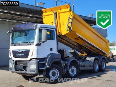 Man TGS 41.510 8X4 19m3 Meiller tipper Steelsuspension Manual Big-Axle Euro 6 in vendita da BAS World B.V.