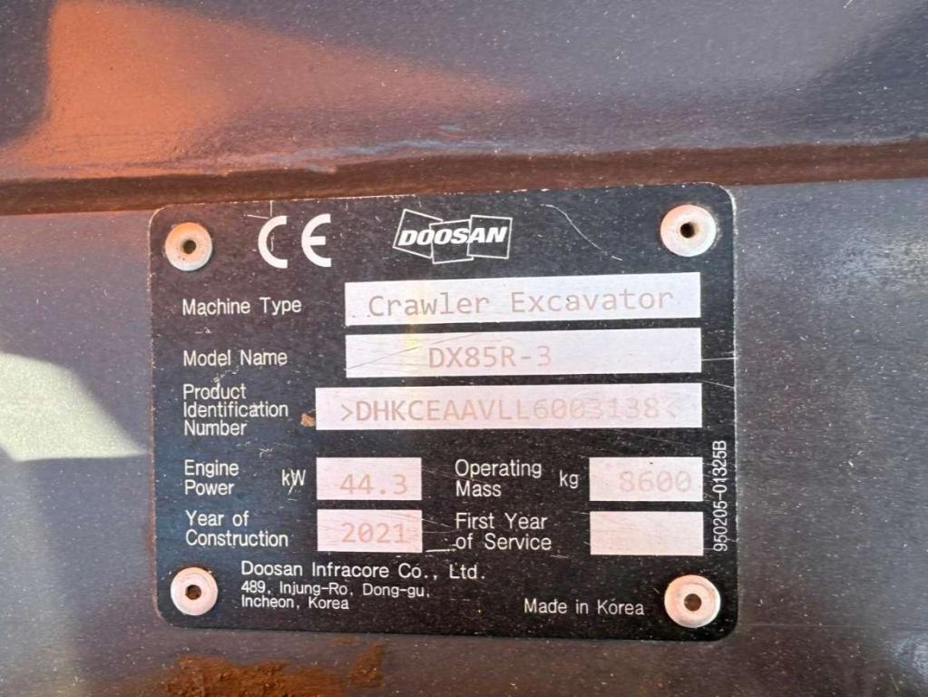 Doosan DX85R-3 Foto 18