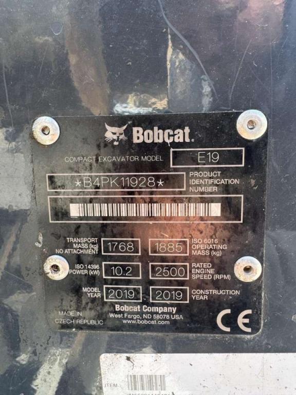 Bobcat E19 Foto 7