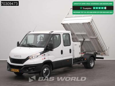 Iveco Daily 35C16 3.0L Kipper met Kist Dubbellucht 3,5t AHK Navi Airco Cruise Euro6 Kieper Tipper Benne A in vendita da BAS World B.V.