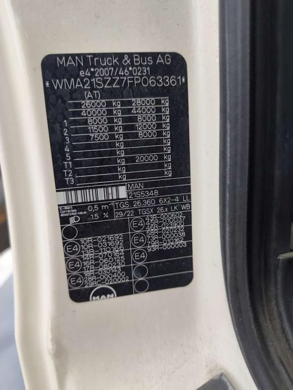 Man TGS 26.360 Foto 12