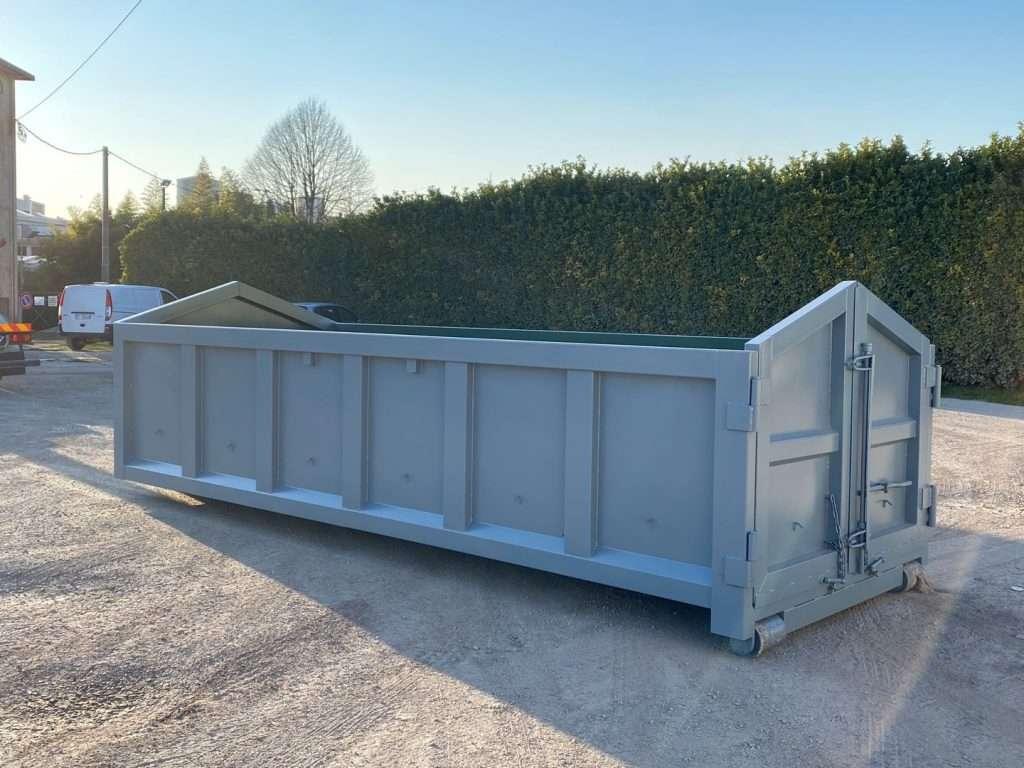 CONTAINER SCARRABILE NUOVO PER INERTI CON FONDO IN Foto 2