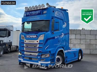 Scania S500 S 4X2 Full-Air Retarder Leder Alcoa's Hydraulik Standairco ACC LED Navi Euro 6 in vendita da BAS World B.V.