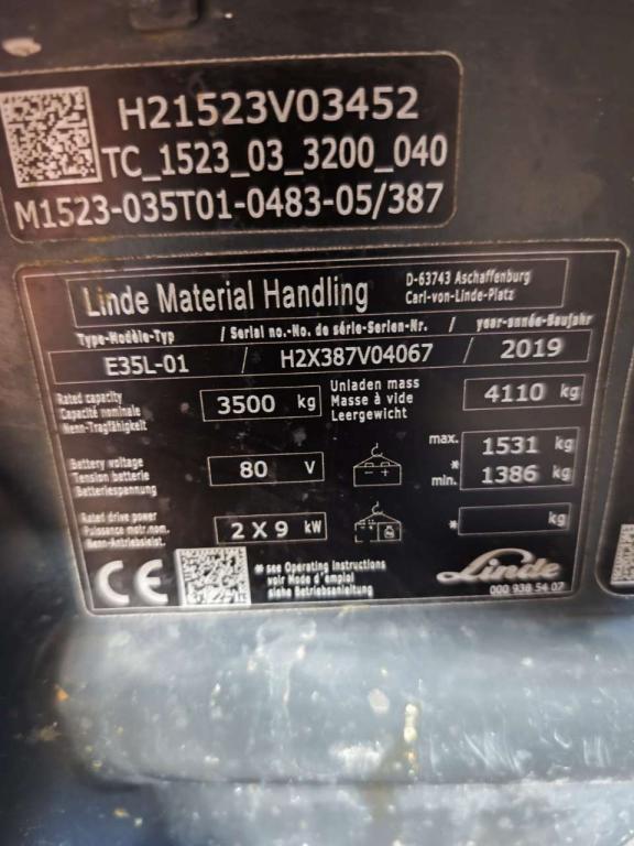 Linde E35L-01 Foto 5