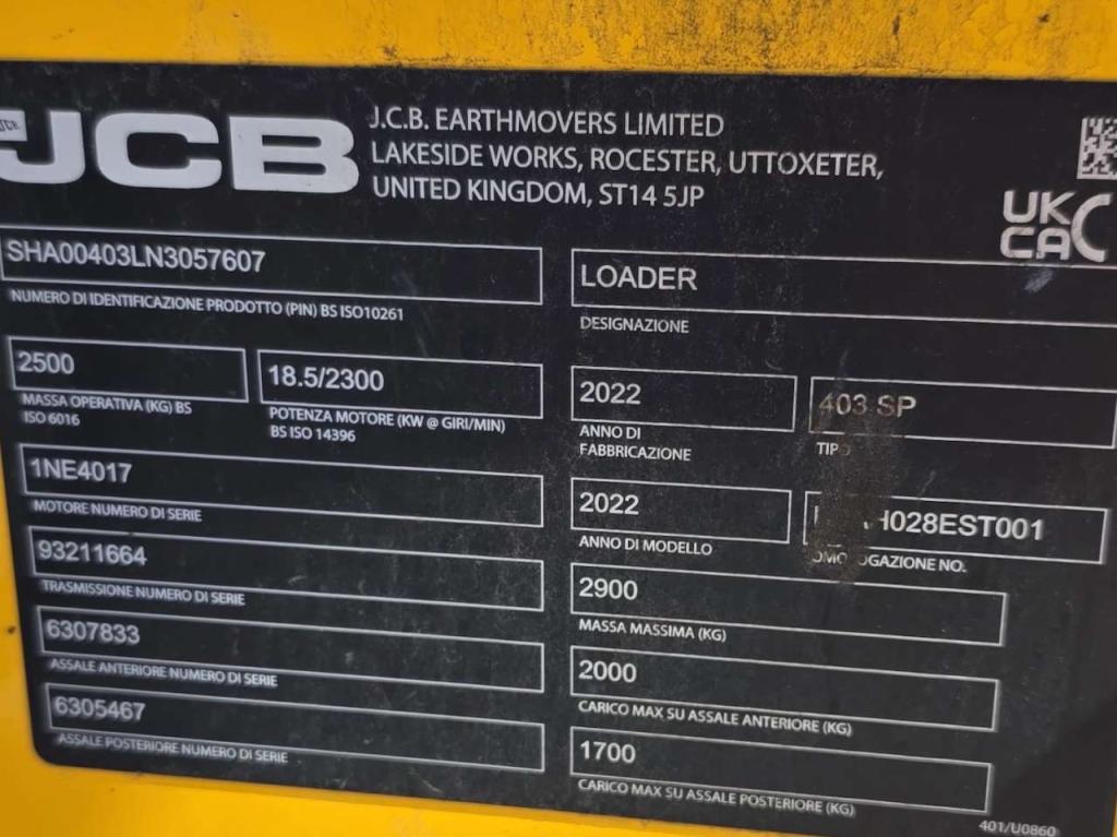 JCB 403SP Foto 16