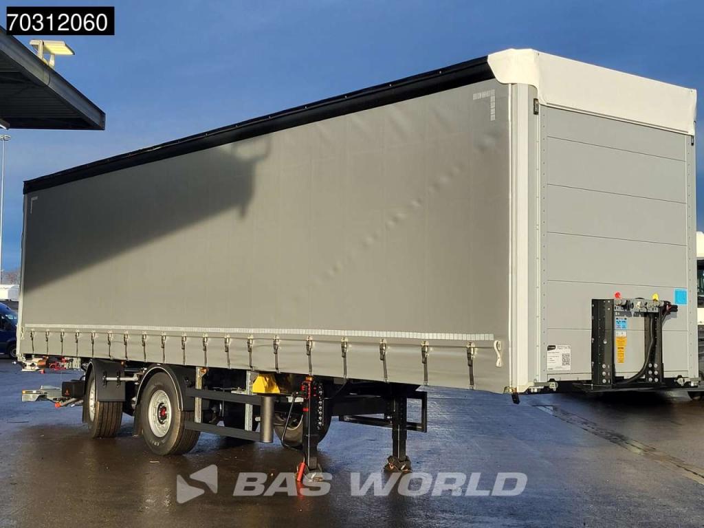 System Trailers LPRS18 NEW Taiilgate Lift+Steeringaxle Hardwood floor SAF Foto 3