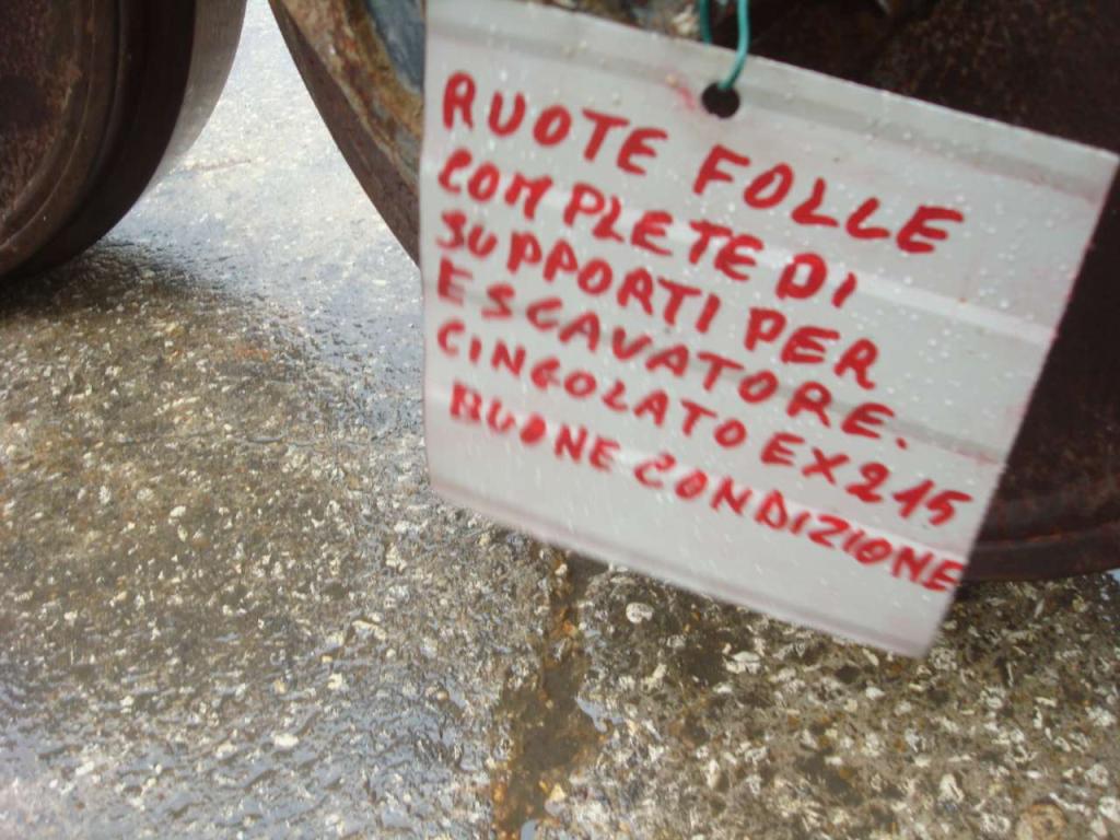 Ruota folle per Fiat Hitachi EX 215 Foto 2