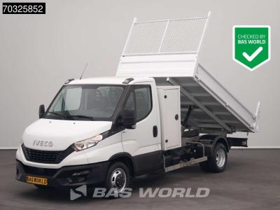 Iveco Daily 35C14 Kipper Kist 3,5t Trekhaak Airco Cruise Euro6 Tipper Benne Kieper A/C Towbar Cruise cont in vendita da BAS World B.V.
