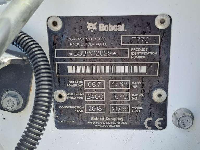 Bobcat T770HFJ Foto 9